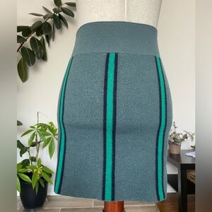Womens Lacoste  Skirt Size 36 Pencil knit Cotton Blend